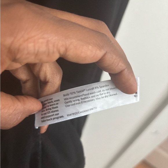 Eileen Fisher Tunic Blouse Womens One Size Stretch Jersey Knit Minimalist preppy - Picture 5 of 10